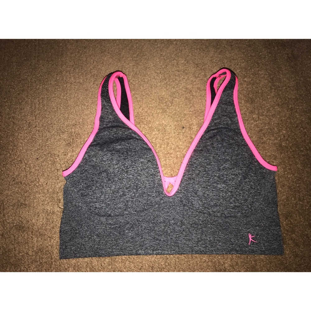 Padded V Plunge Sports Bra